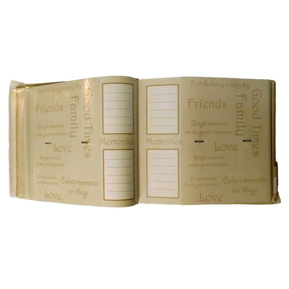 Recollections Good Times Photo Album Tan Holds 200 Photos 4x6 - Picture 6 of 8